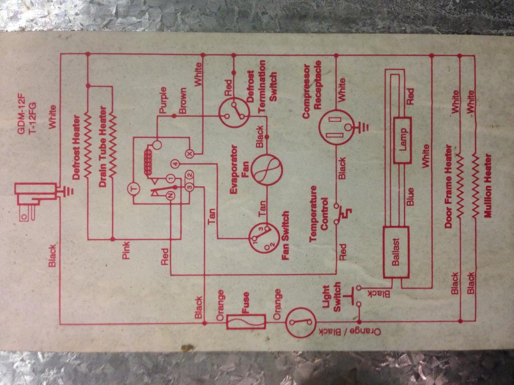 True Freezer Wiring Diagram Refrigeration Mechanics